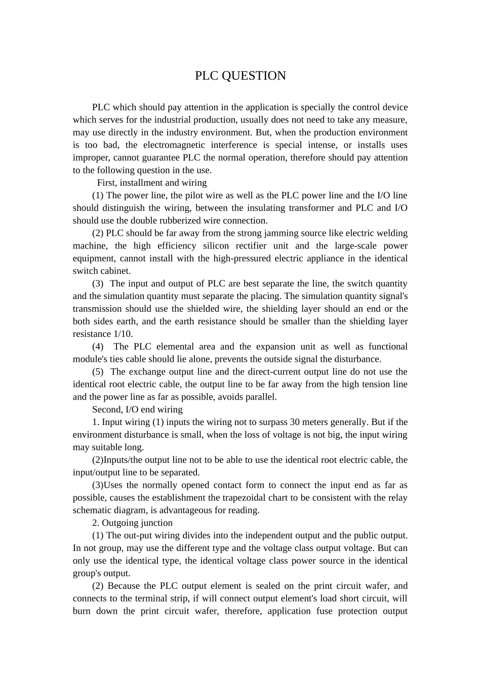 关于零件电镀生产线PLC控制系统设计外文翻译_第1页