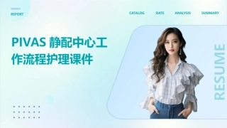 PIVAS静配中心工作流程护理课件