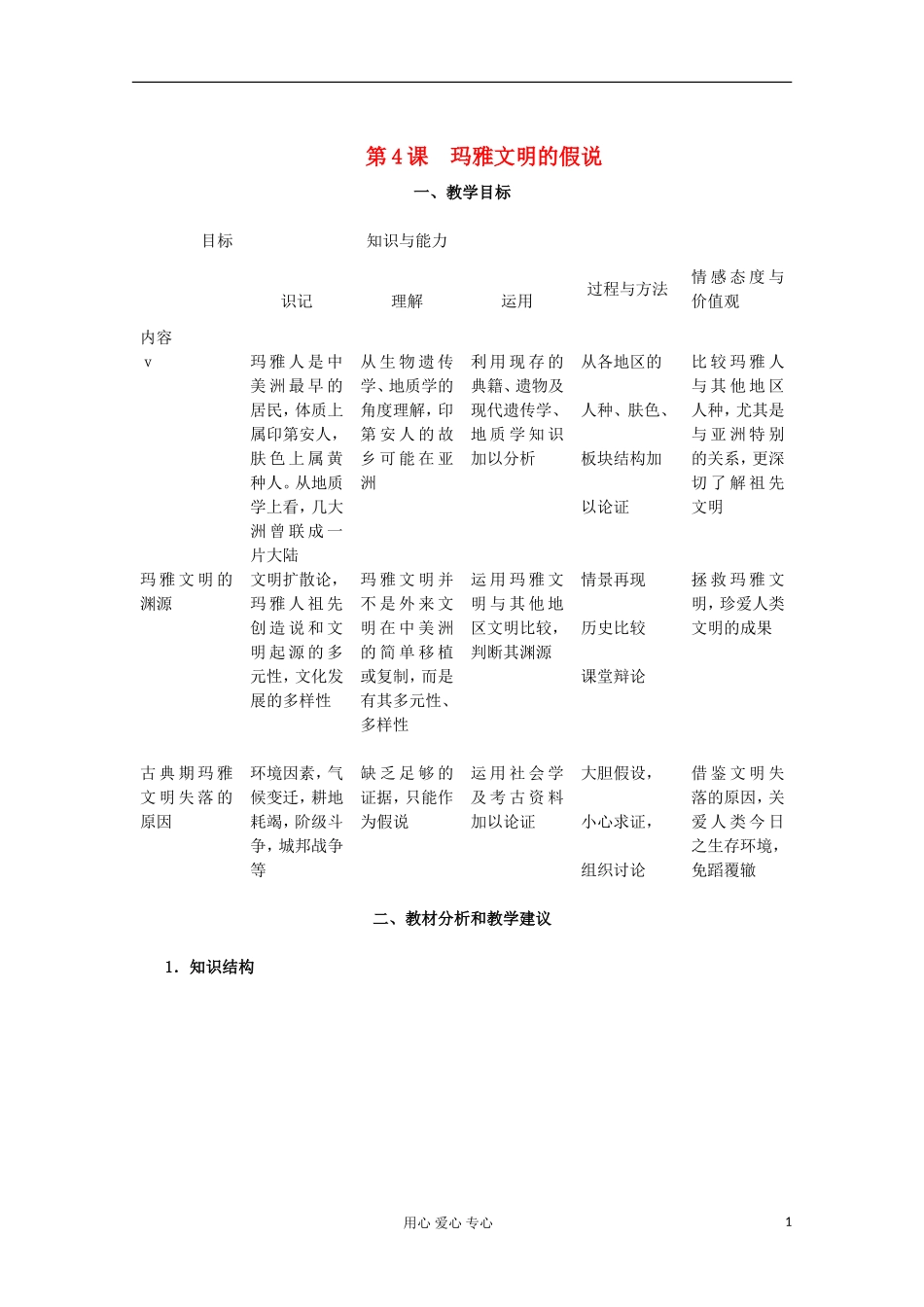 2012高中历史-6.4《玛雅文明的假说》-新人教版选修5_第1页