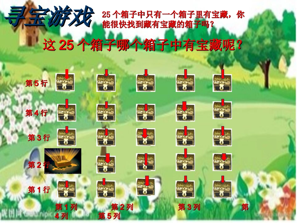 小学数学北师大2011课标版四年级北师大版小学数学四年级上册《确定位置》教学课件_第2页
