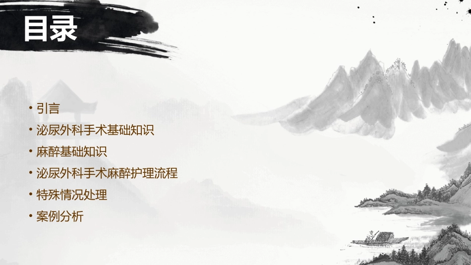 泌尿外科手术麻醉护理课件_第2页