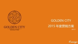 2015年1月缅甸仰光GOLDENCITY2015年度营销方案