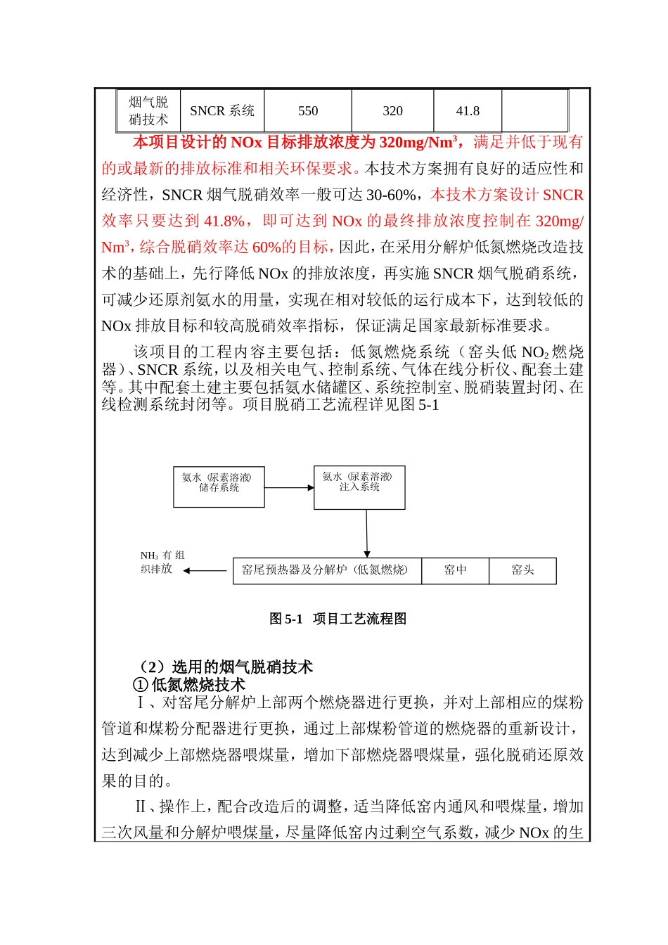 2500td熟料生产线目前已采用窑头低氮燃烧器和分解炉分级燃烧技术脱硝工程分析_第2页