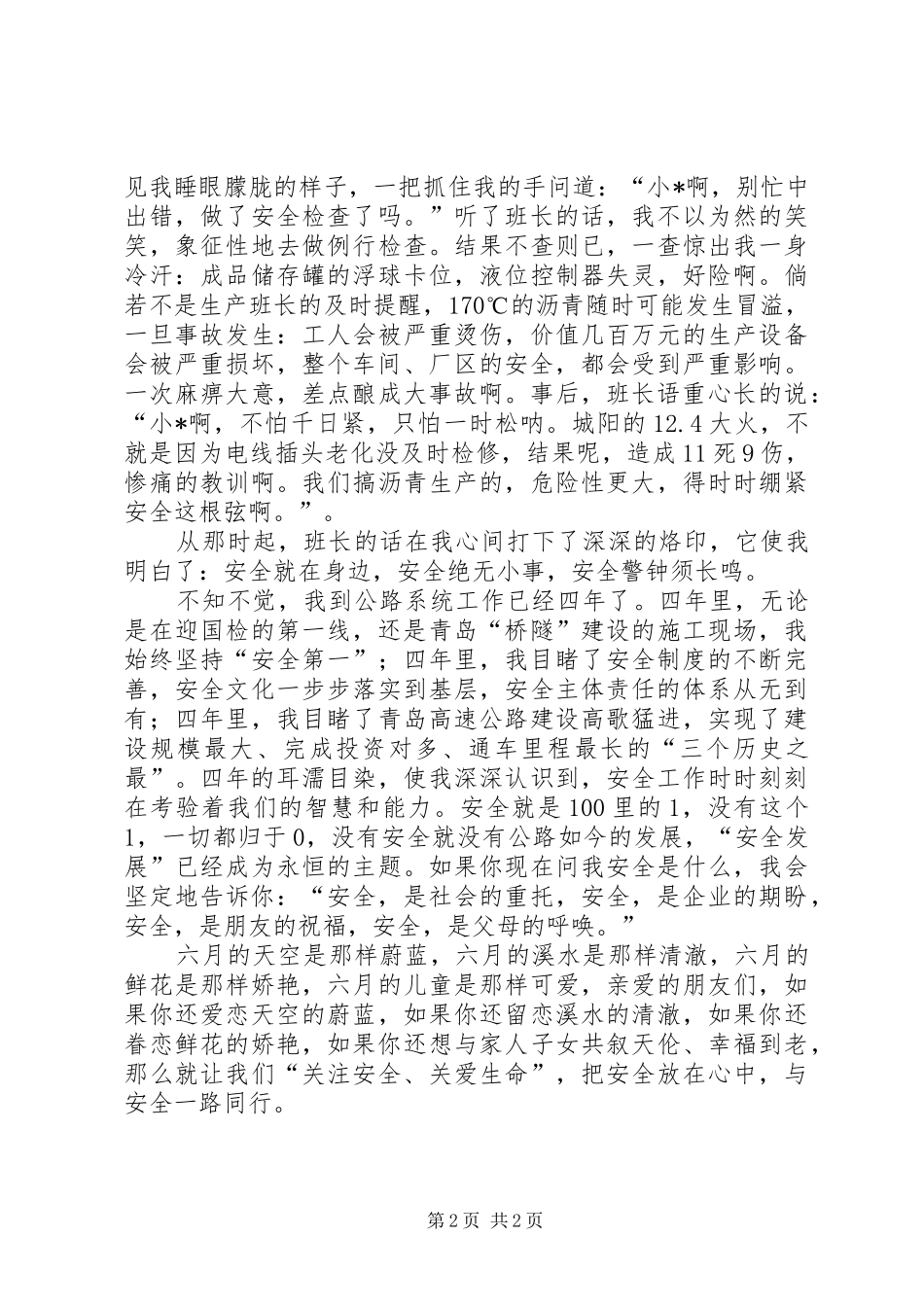 安全与质量同行演讲(特检行业)_第2页