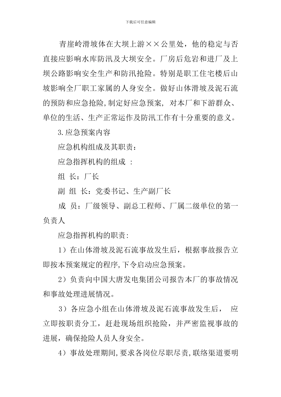 泥石流应急预案_第2页