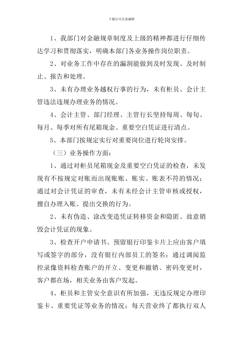 内控达标年自查报告_第2页