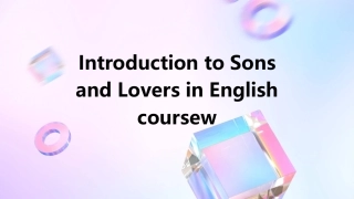 儿子与情人英文介绍简介课件