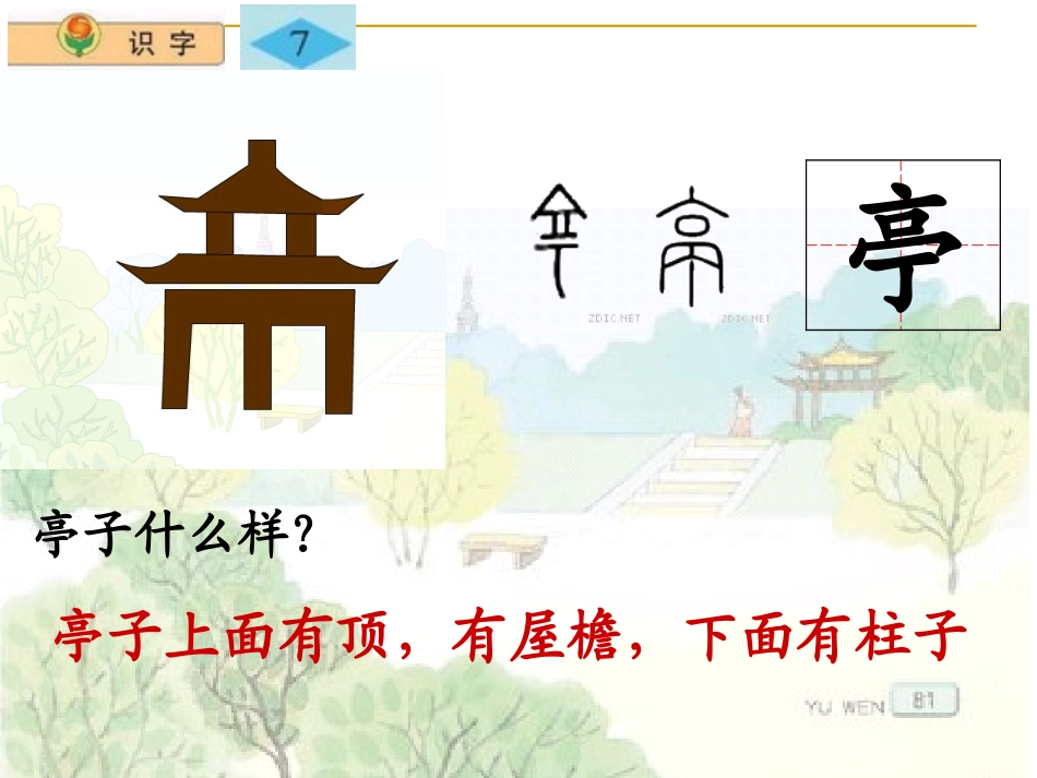 苏教版二年级上册识字7课件_第3页