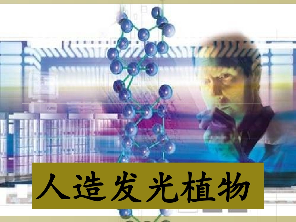 人造发光植物课件_第1页