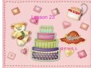 六年级英语L23课件