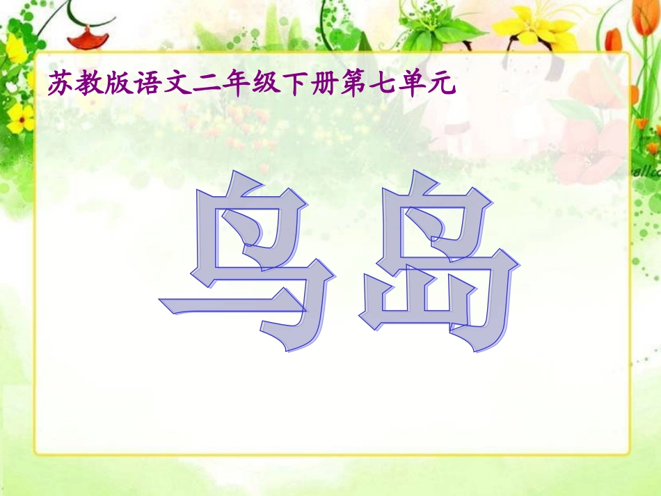 鸟岛课件（一）_第1页