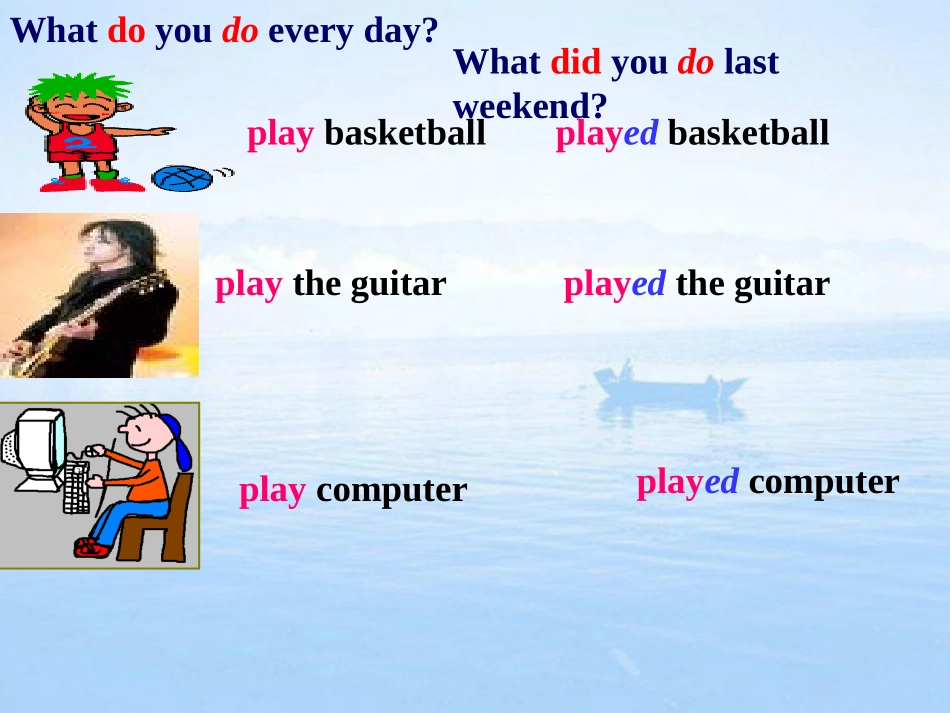 英语七年级下册新教材unit11_how_was_your_school_trip_Section_A_1_(1)_第3页