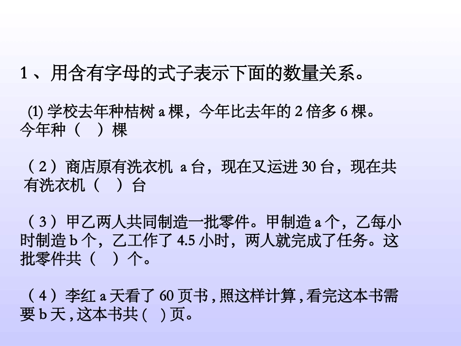 代数知识复习_第1页