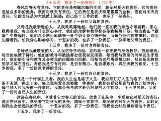 范文《十五岁,我多了_______》