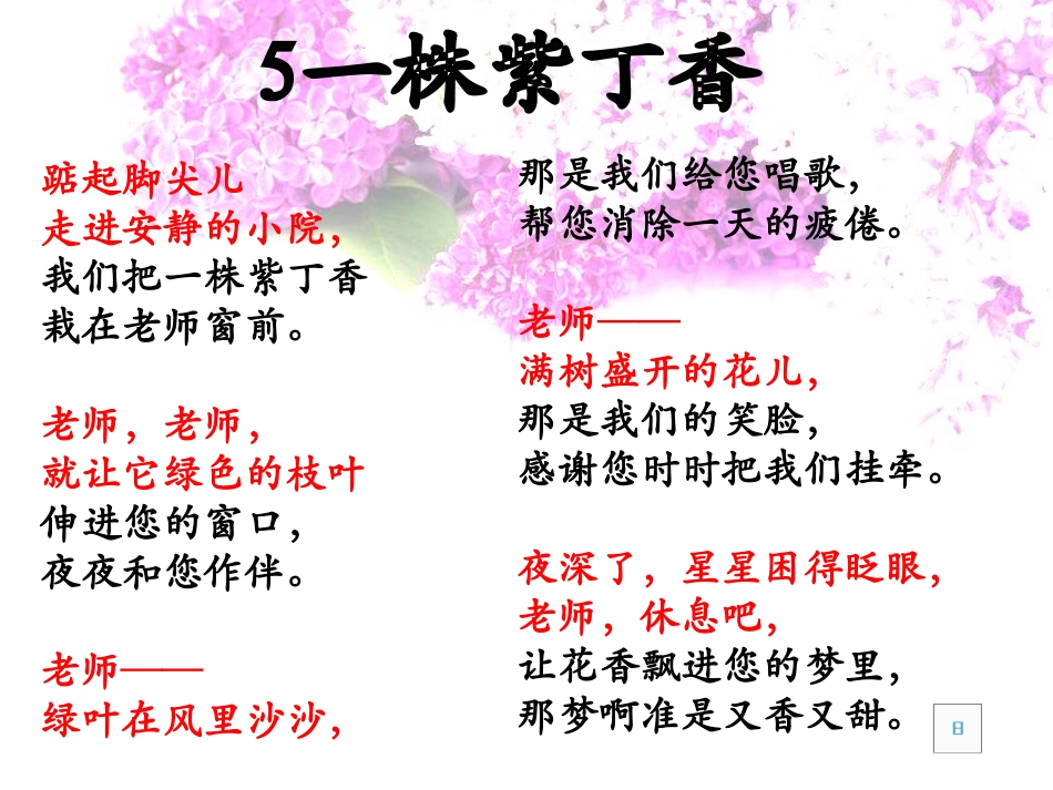 《一株紫丁香》_第3页