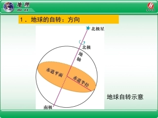 地理①必修13《地球的运动》PPT课件