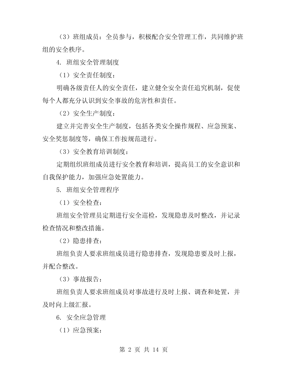 2024年某公司班组安全管(3) _第2页