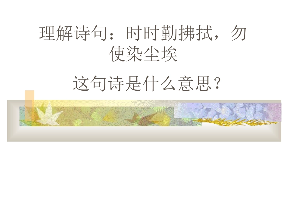 9《假如没有灰尘》PPT课件_第1页
