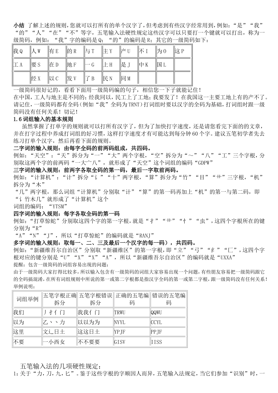 最新-五笔字根表与口诀教程_第3页