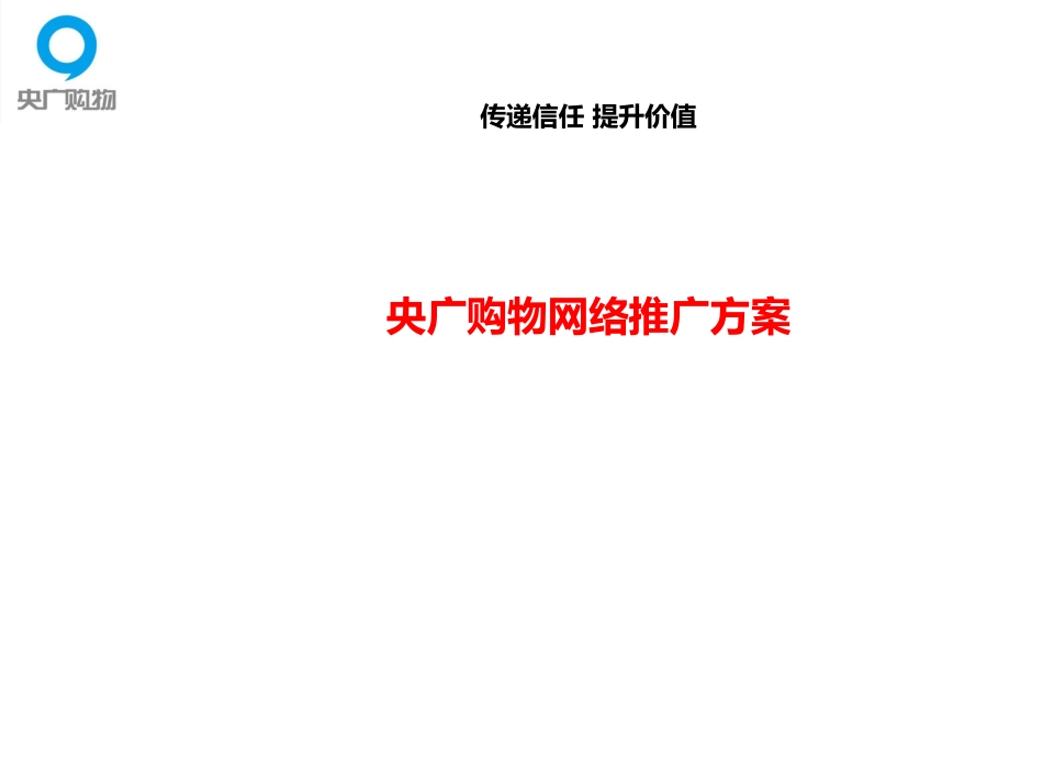 购物网站网络营销推广方案_第1页
