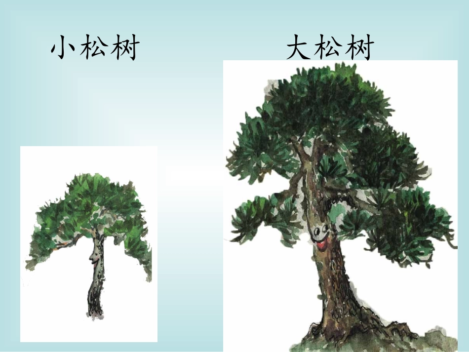 《小松树和大松树》第一课时ppt课件_第2页