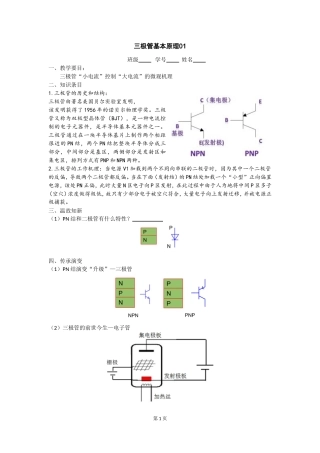 一、电子元器件