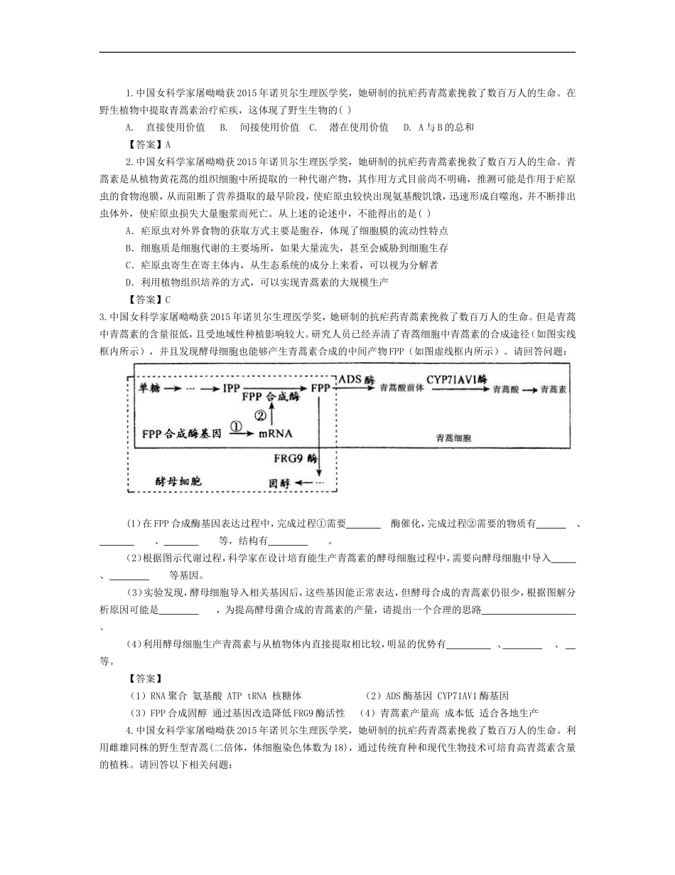 2015年诺贝尔生理医学奖_第2页