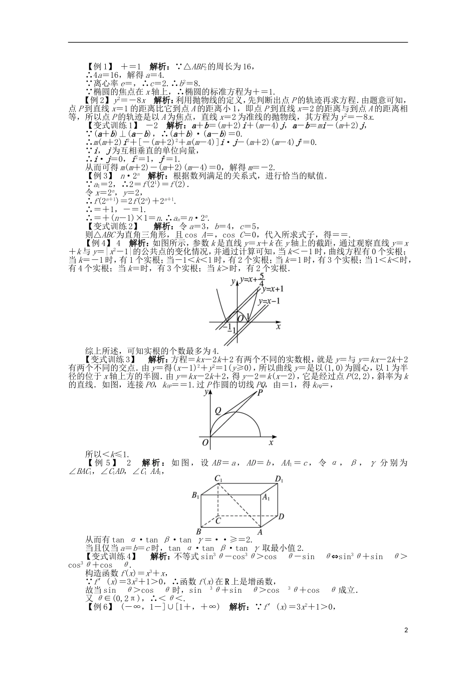 安徽省2013年高考数学第二轮复习-第2讲-填空题技法指导-文_第2页