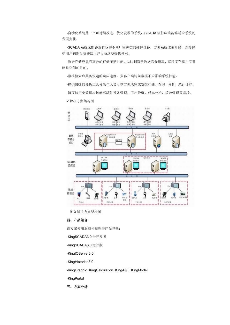 组态王大型污水处理厂SCADA系统解决方案_第3页