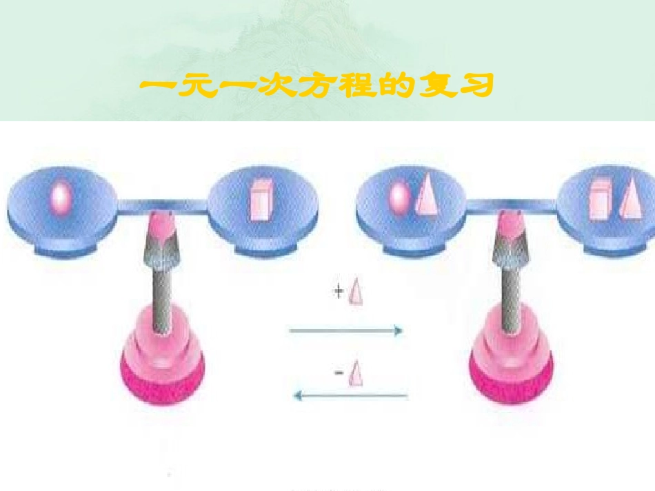 广东省珠海市金海岸中学七年级数学上册《第三章-一元一次方程》课件(1)-(新版)新人教版_第1页