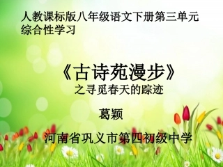 古诗苑漫步-(2)