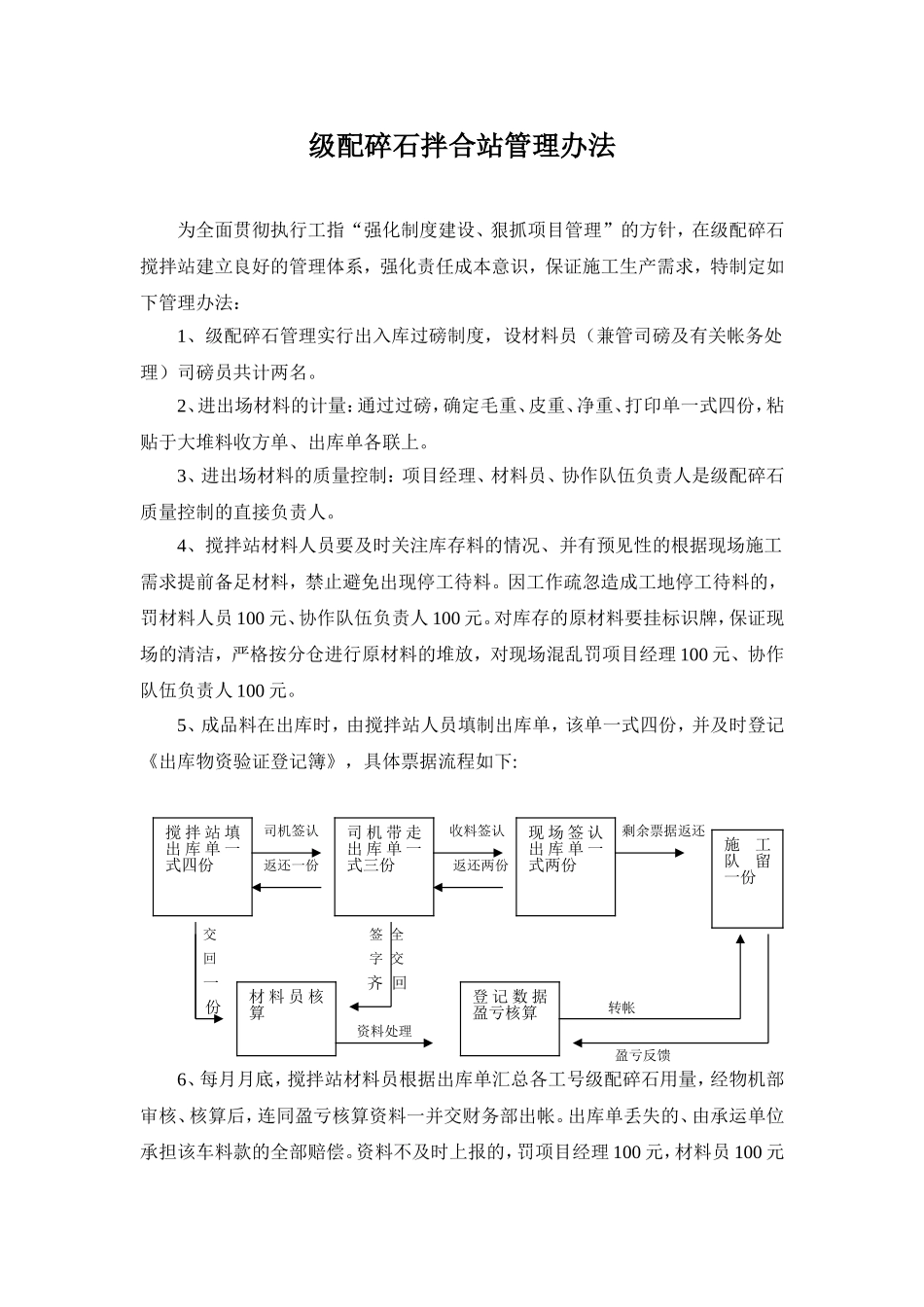 级配碎石拌合站管理办法_第1页