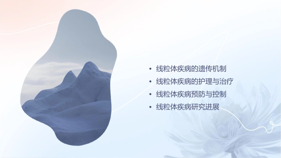 人卫版线粒体疾病遗传教学护理课件1_第2页