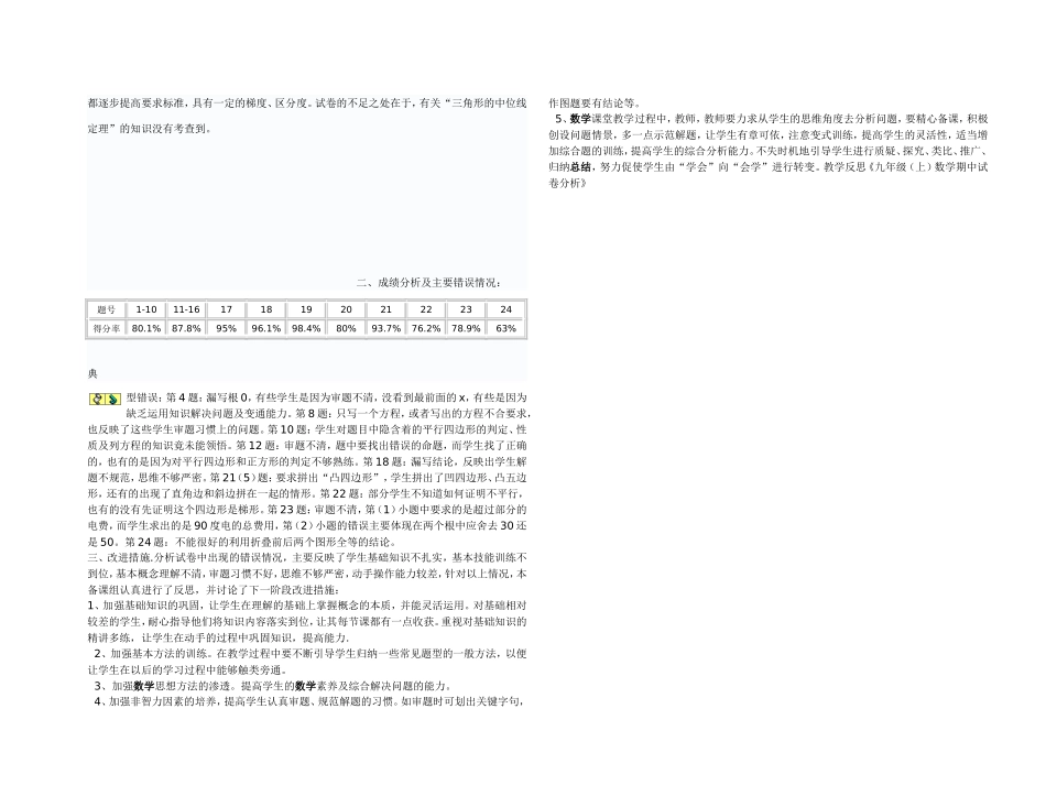 初二数学质量分析_第2页