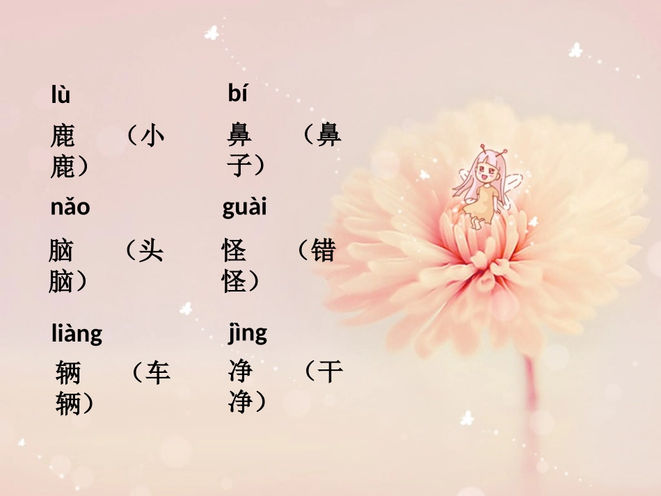 《美丽的小路》生字学习_第1页