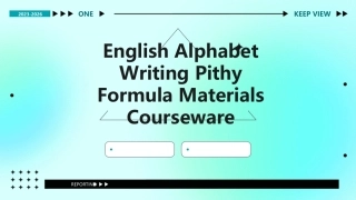 英文字母书写口诀资料课件