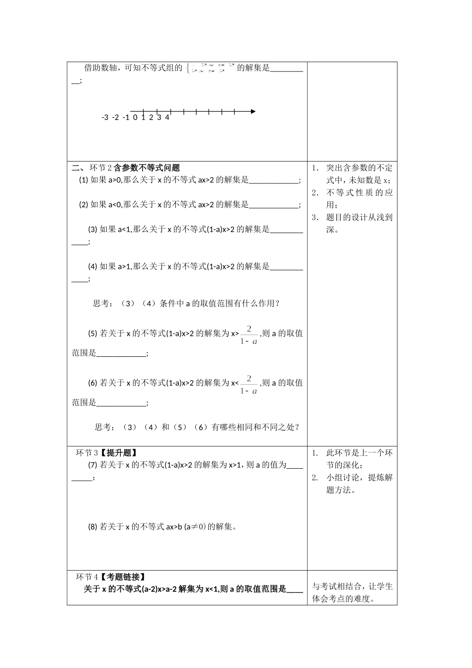 含参数不等式问题的得分攻略_第2页