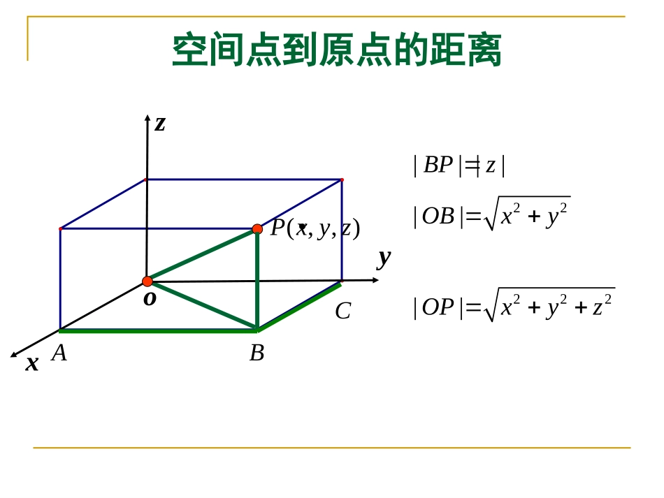4.3.2空间两点间的距离公式_第2页