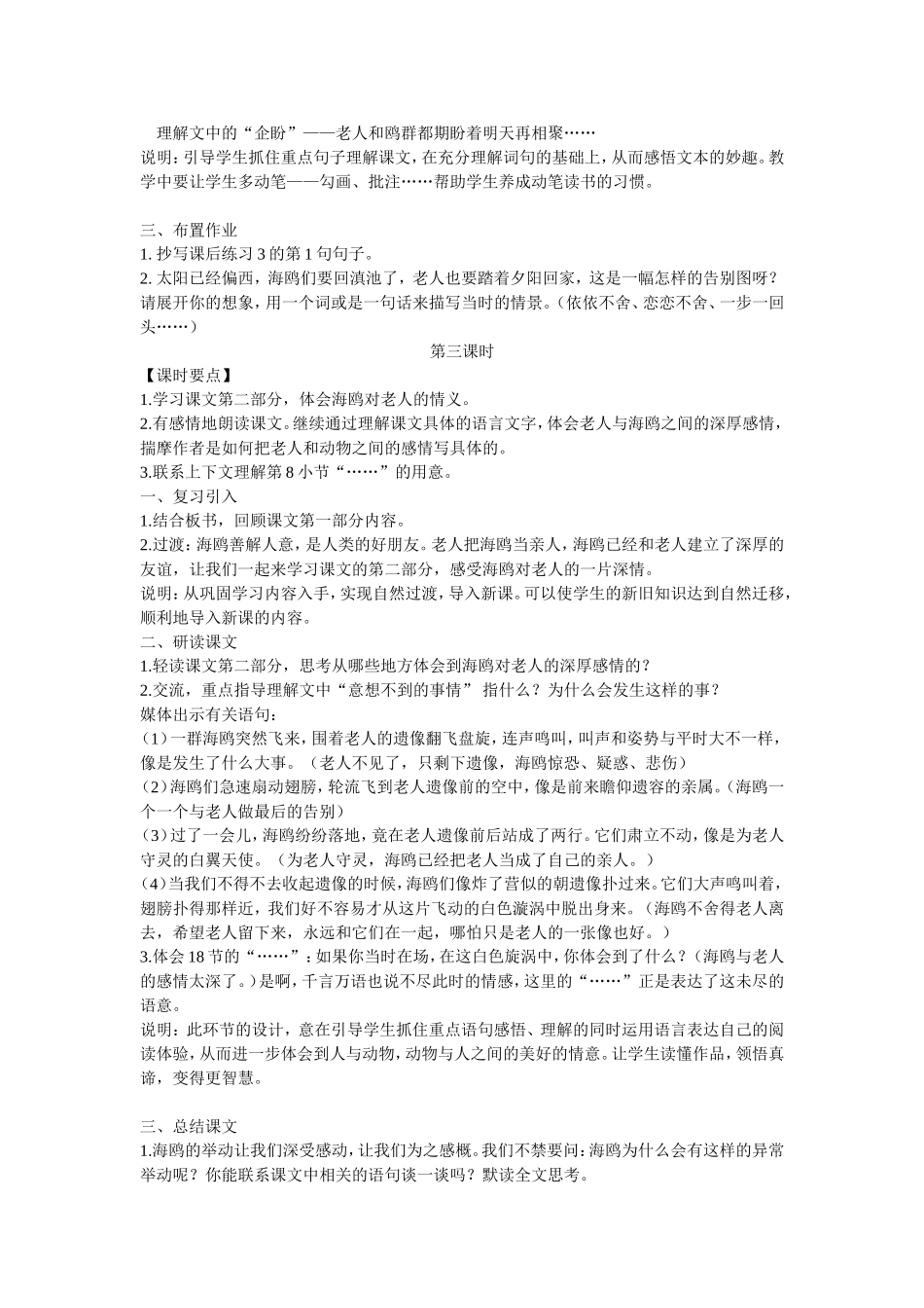 21--老人与海鸥_第3页