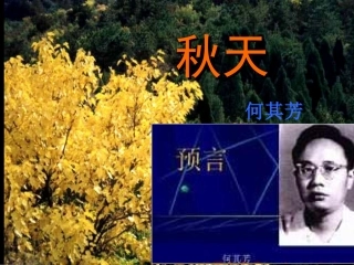 公开课《秋天》.