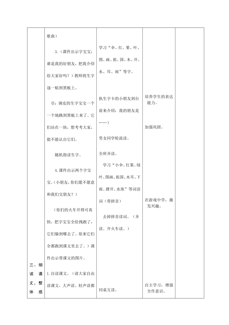 《雨后的森林》教学设计2_第3页