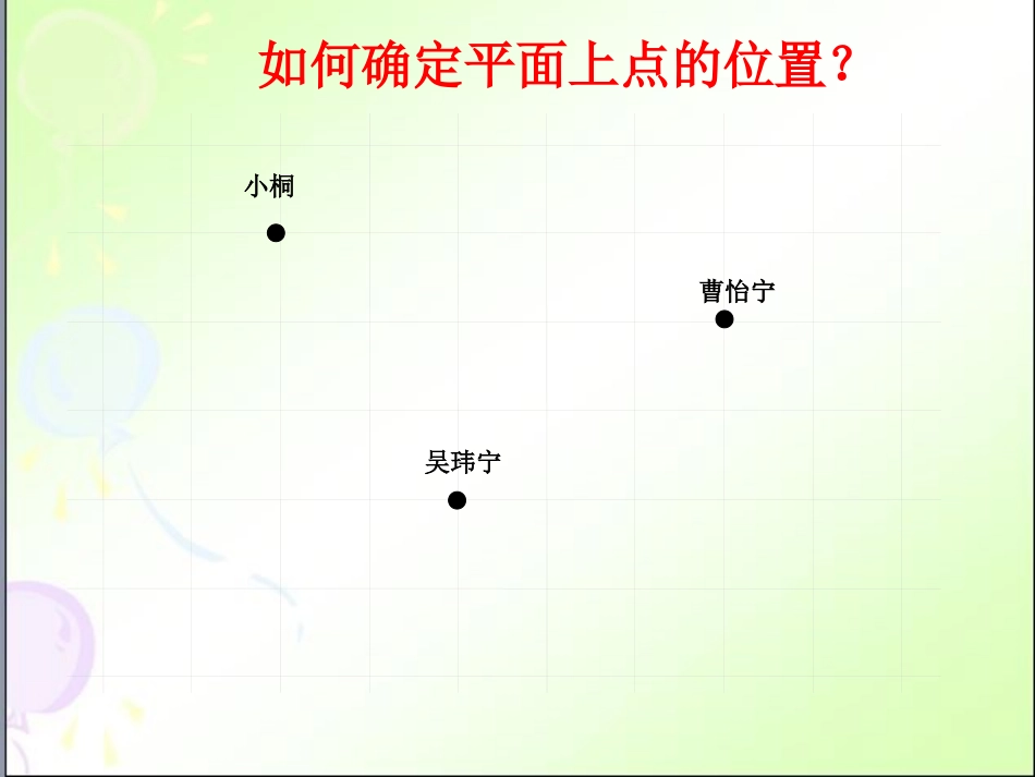 平面直角坐标系的初步探究_第2页