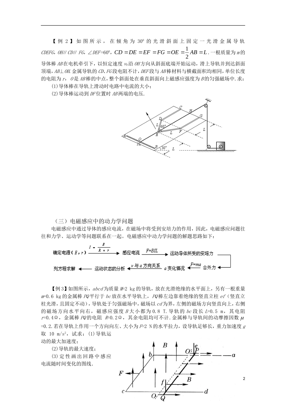 广东省汕头市潮阳一中高二物理竞赛专题：7.电磁感应_第2页