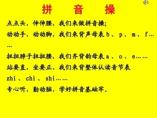 拼音复习-一年级语文