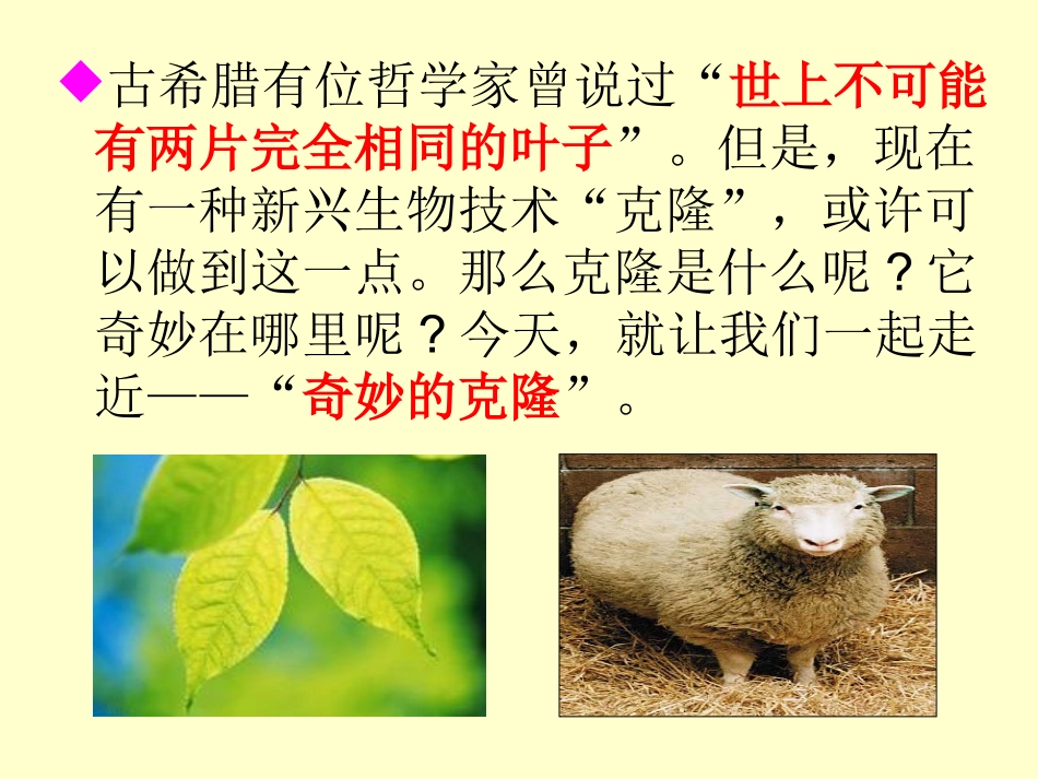 奇妙的“克隆”_第2页
