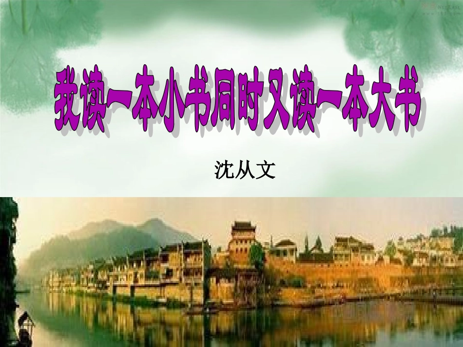 3、我读一本小书同时又读一本大书_第3页
