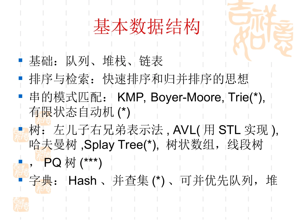 ACM竞赛中所用到的数据结构_第2页