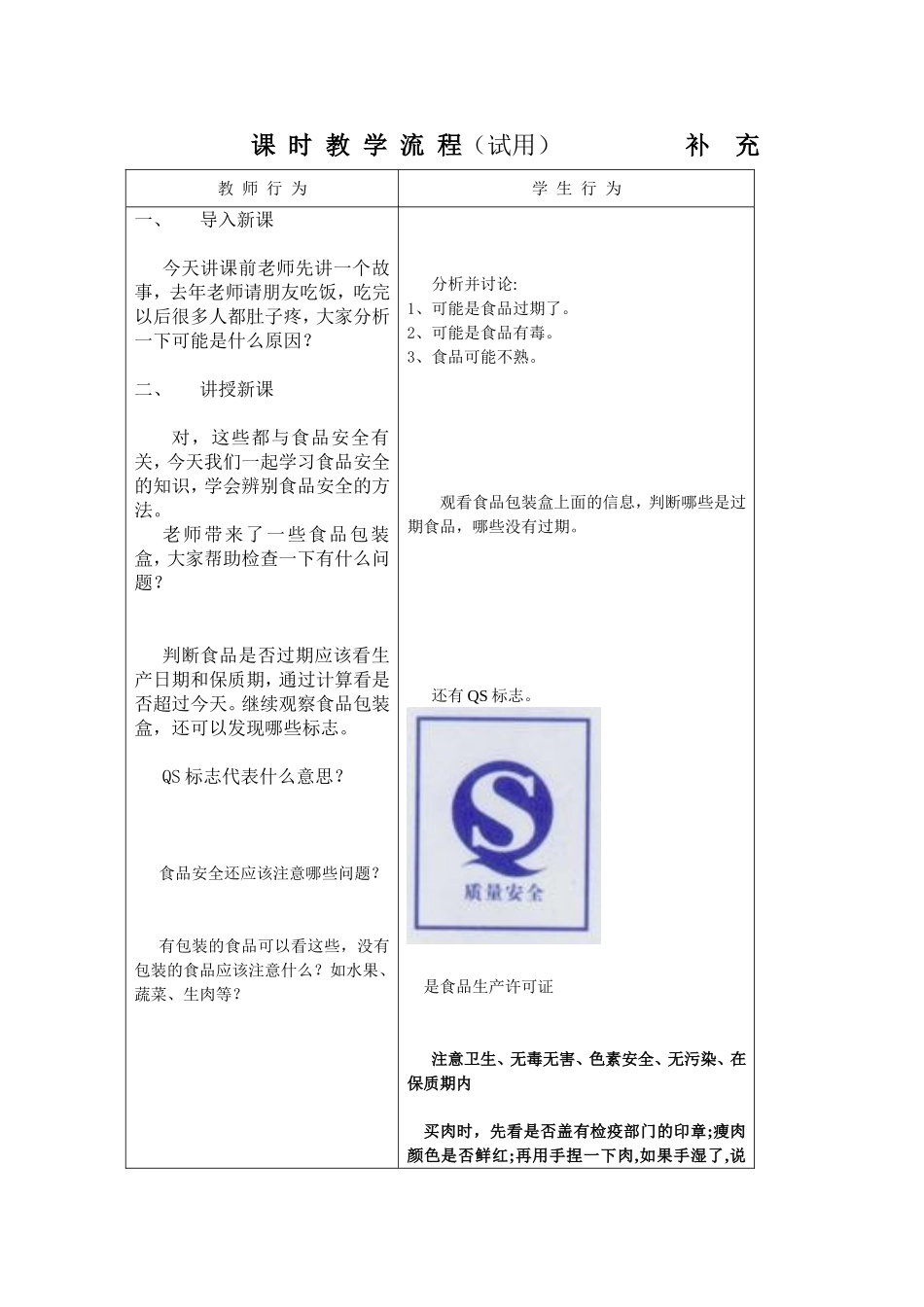 食品安全教学设计_第2页