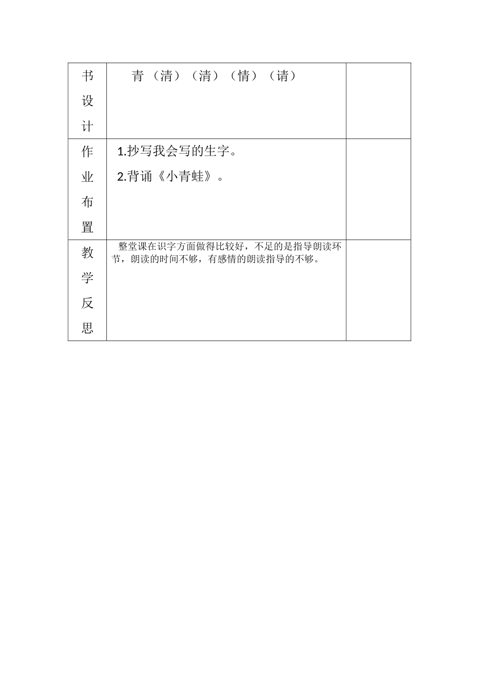 (部编)人教语文2011课标版一年级下册《小青蛙》_第3页