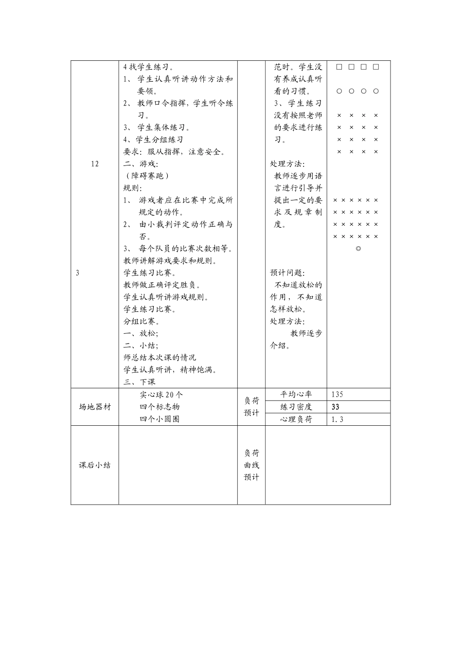 水平三五年级第二学期第27课时教案_第2页